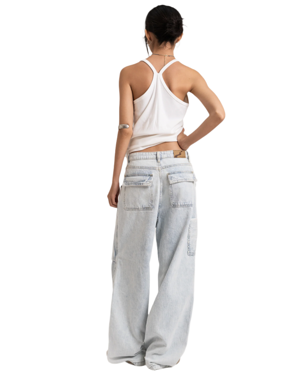 workwear jeans light blue