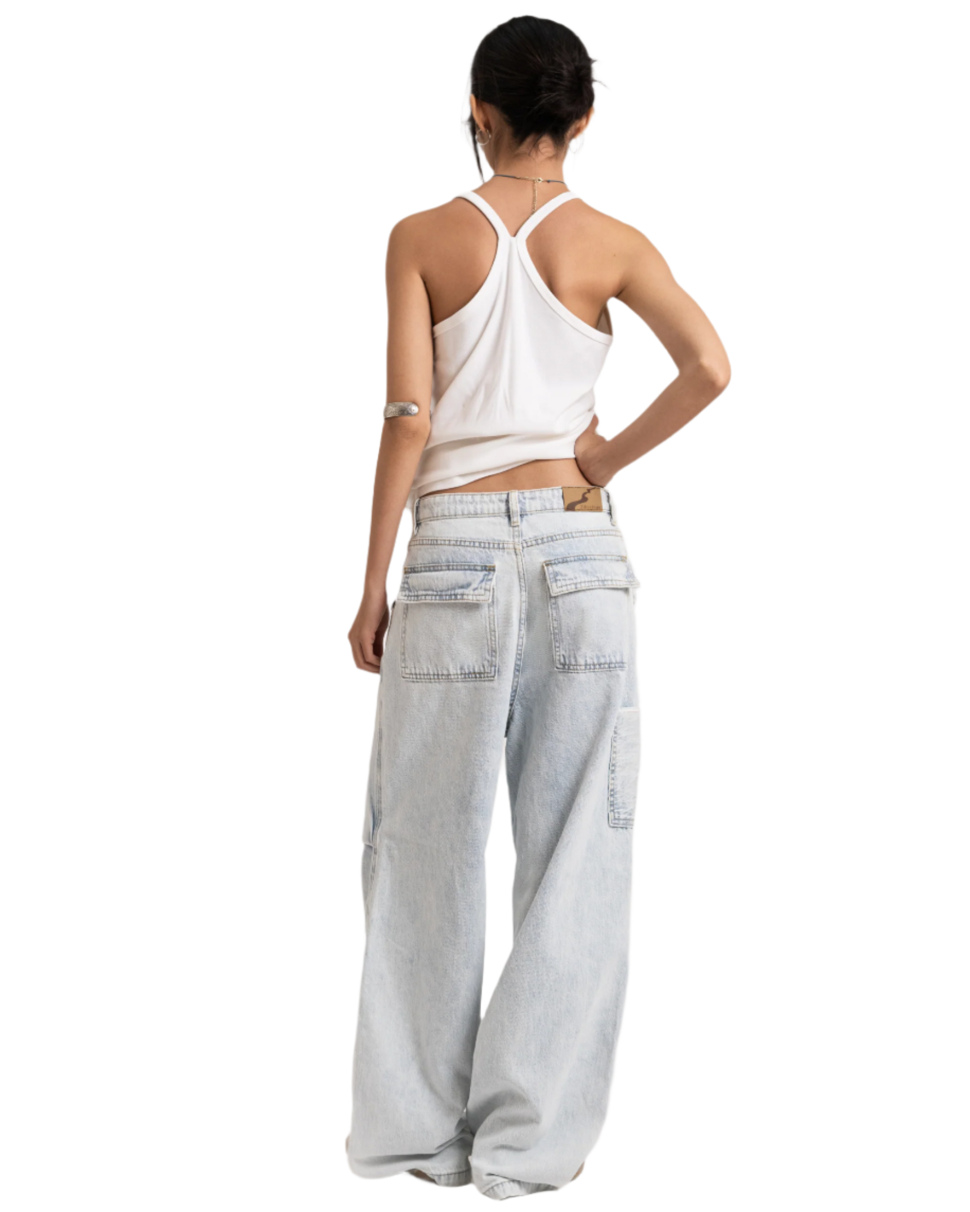 workwear jeans light blue