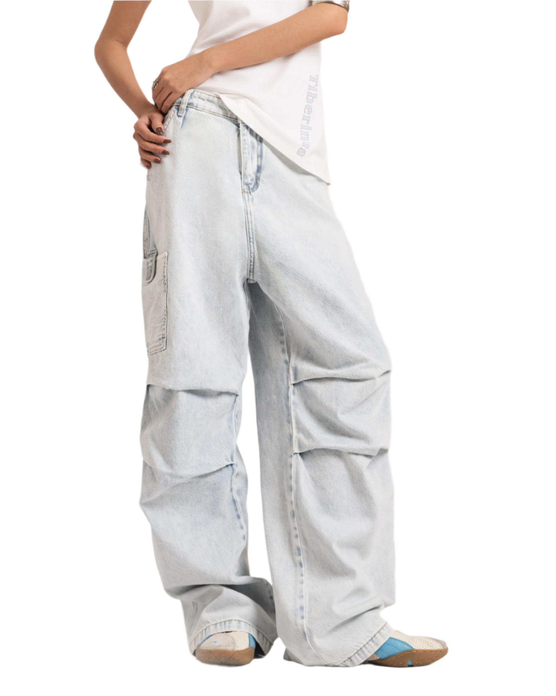 workwear jeans light blue