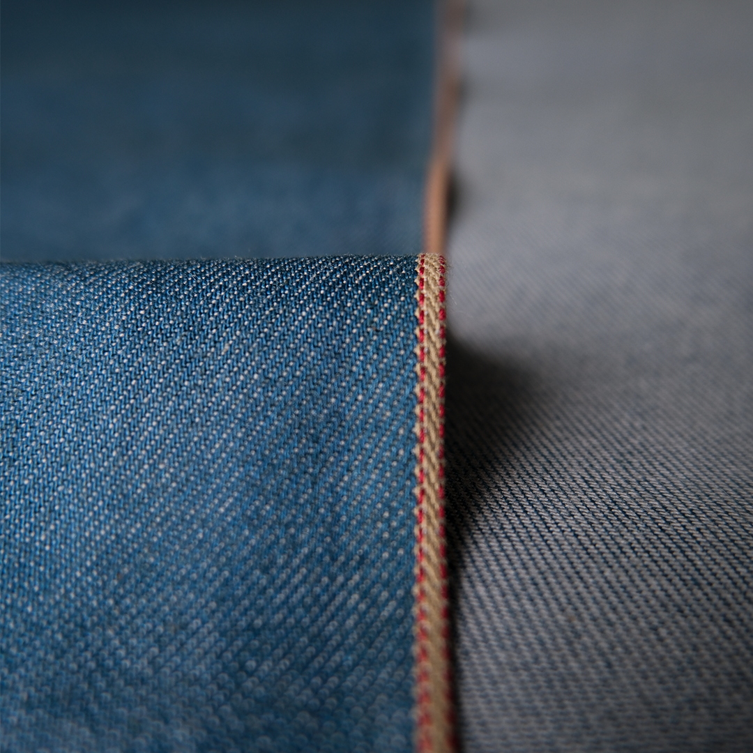 10oz - Green Cast Blue Red & Yellow Selvedge - Comfort