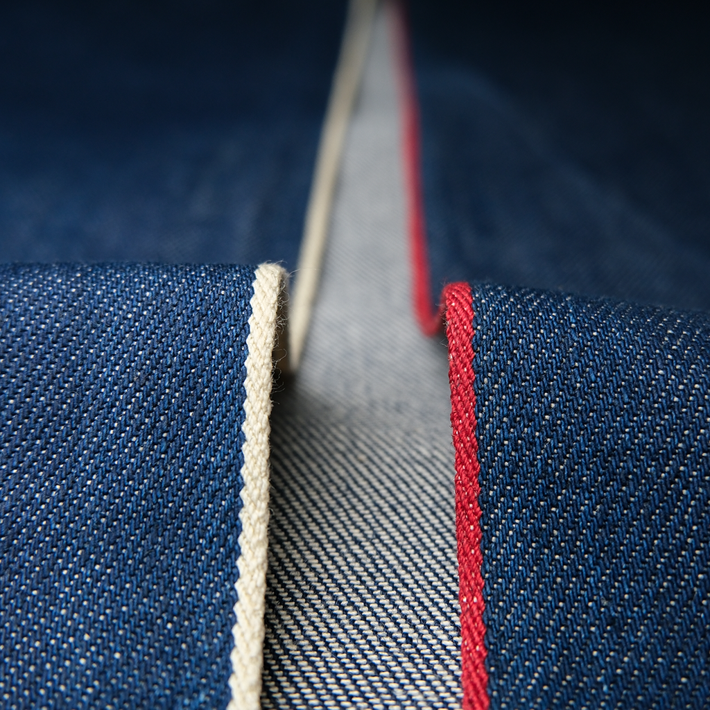 11.2oz - Azure Blue Red & White Selvedge - Comfort