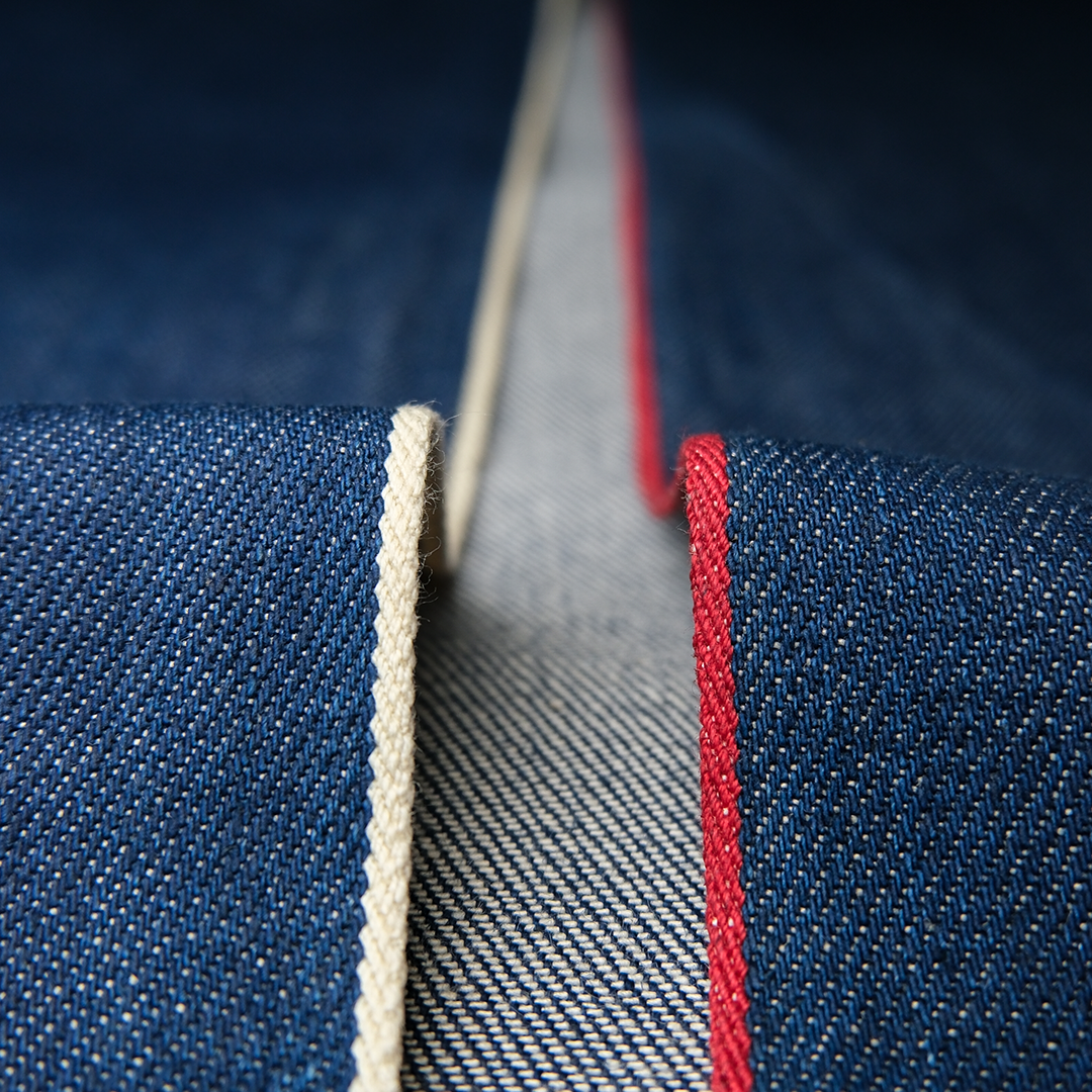 11.2oz - Azure Blue Red & White Selvedge - Comfort