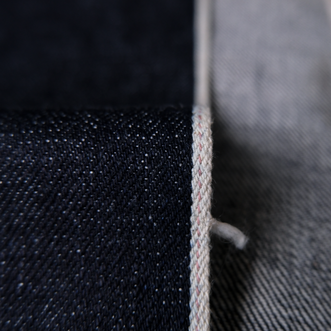 14.1oz - Dark Indigo Pink Selvedge - Rigid